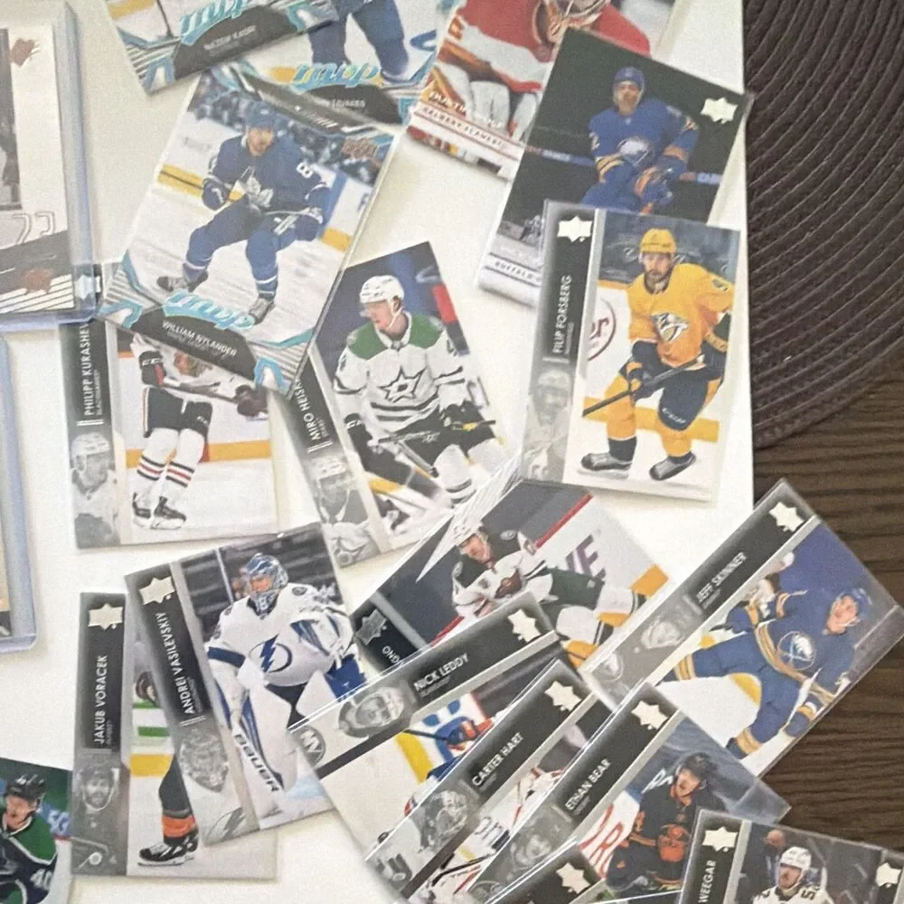 Hockey lot for sell over 70 cards, mint condition with bonus Rookie Michael Misa